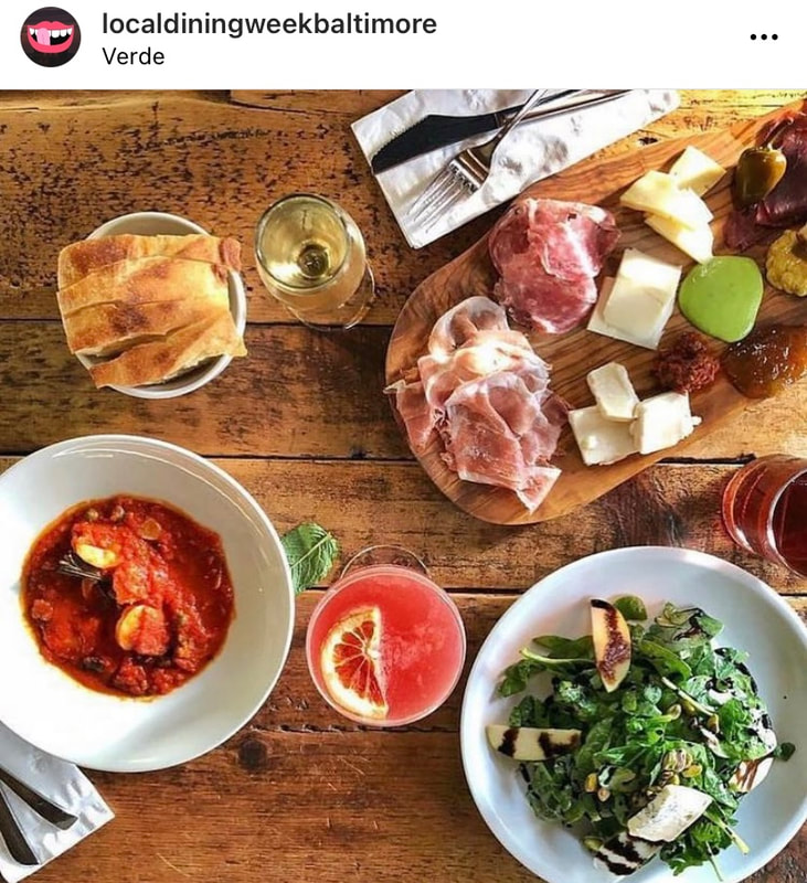 Image of food from Verde.
Image taken from @localdiningweekbaltimore on Instagram.